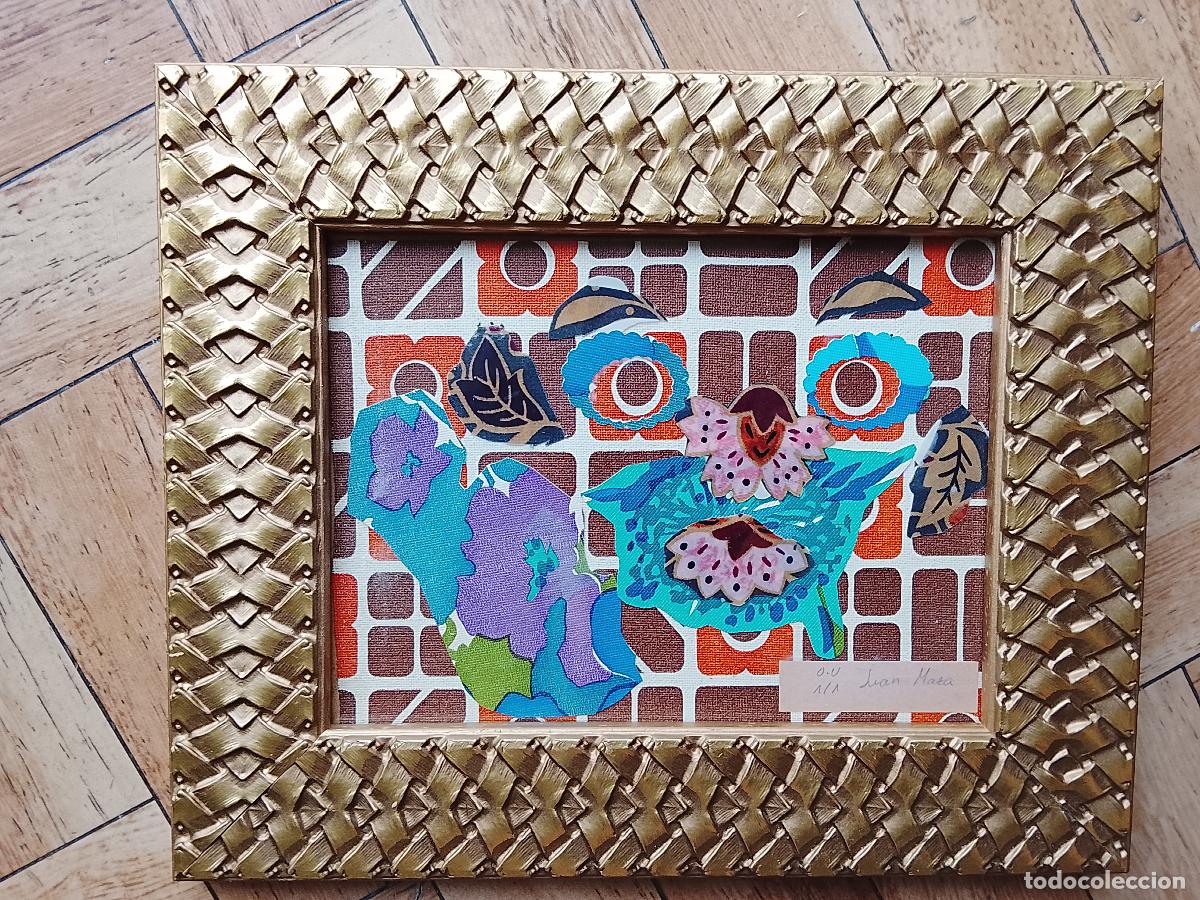 Otros objetos de arte: obra unica arte abstracto pop art collage yuxtaposicion fragmentos plasticos mid century 1950 / 60