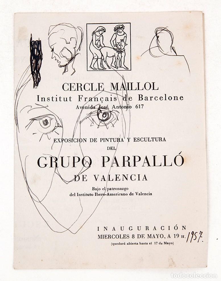 Otros objetos de arte: GRUPO PARPALL&Oacute; - 1957 - CERCLE MAILLOL - DIBUJOS DE RIBERA BERENGUER
