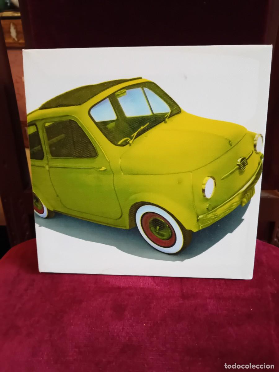 Otros objetos de arte: Fiat 500 impresi&oacute;n sobre lienzo con bastidor