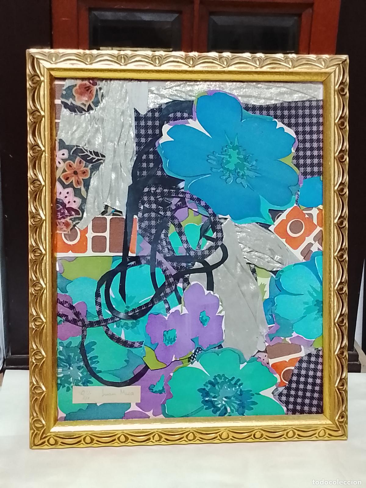 Andere Kunstgegenst&auml;nde: obra unica arte abstracto pop art collage yuxtaposicion fragmentos plasticos mid century 1950 / 60