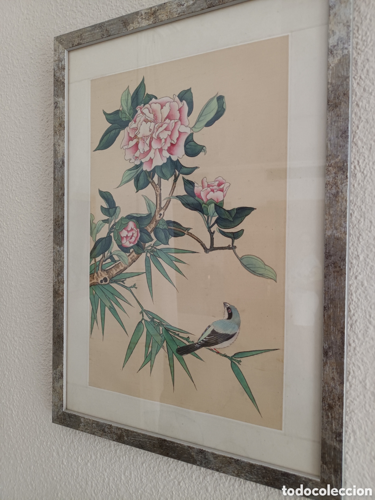 Otros objetos de arte: Dos l&aacute;minas con motivos chinescos - Foto 2
