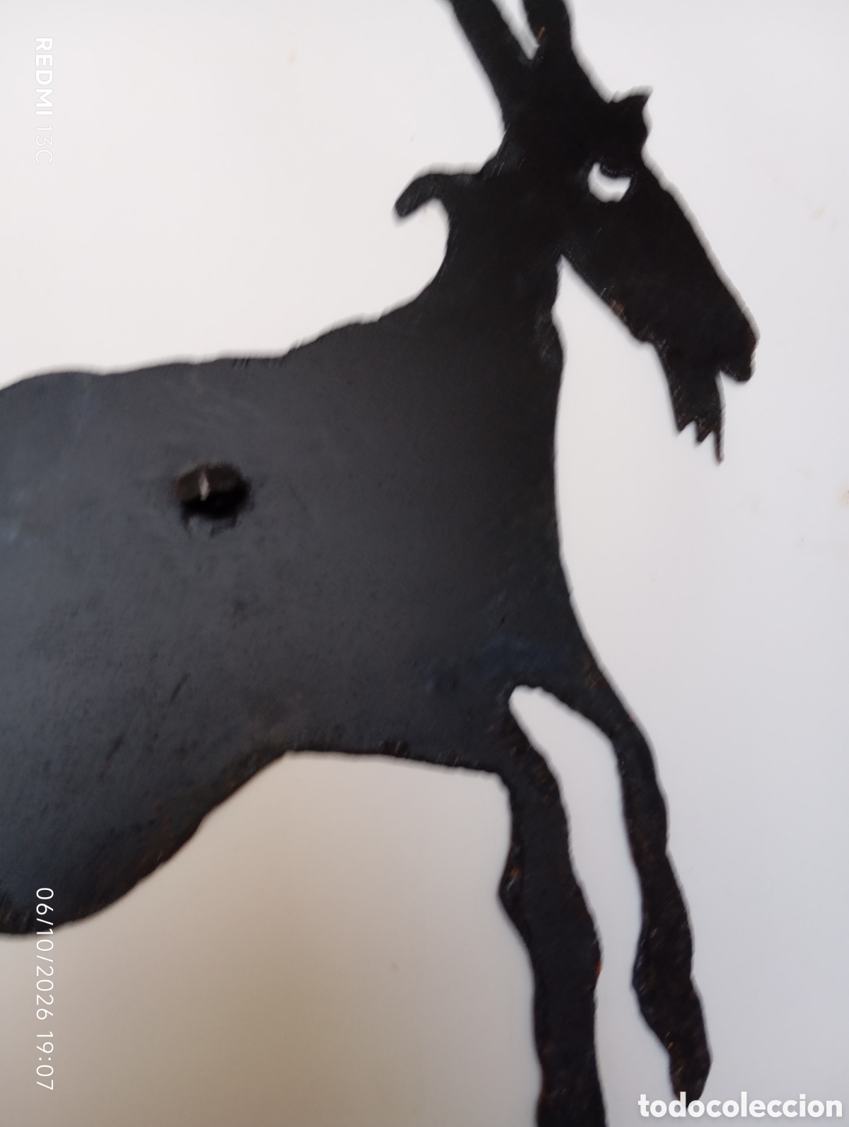 Otros objetos de arte: cabra de hierro.................. - Foto 2