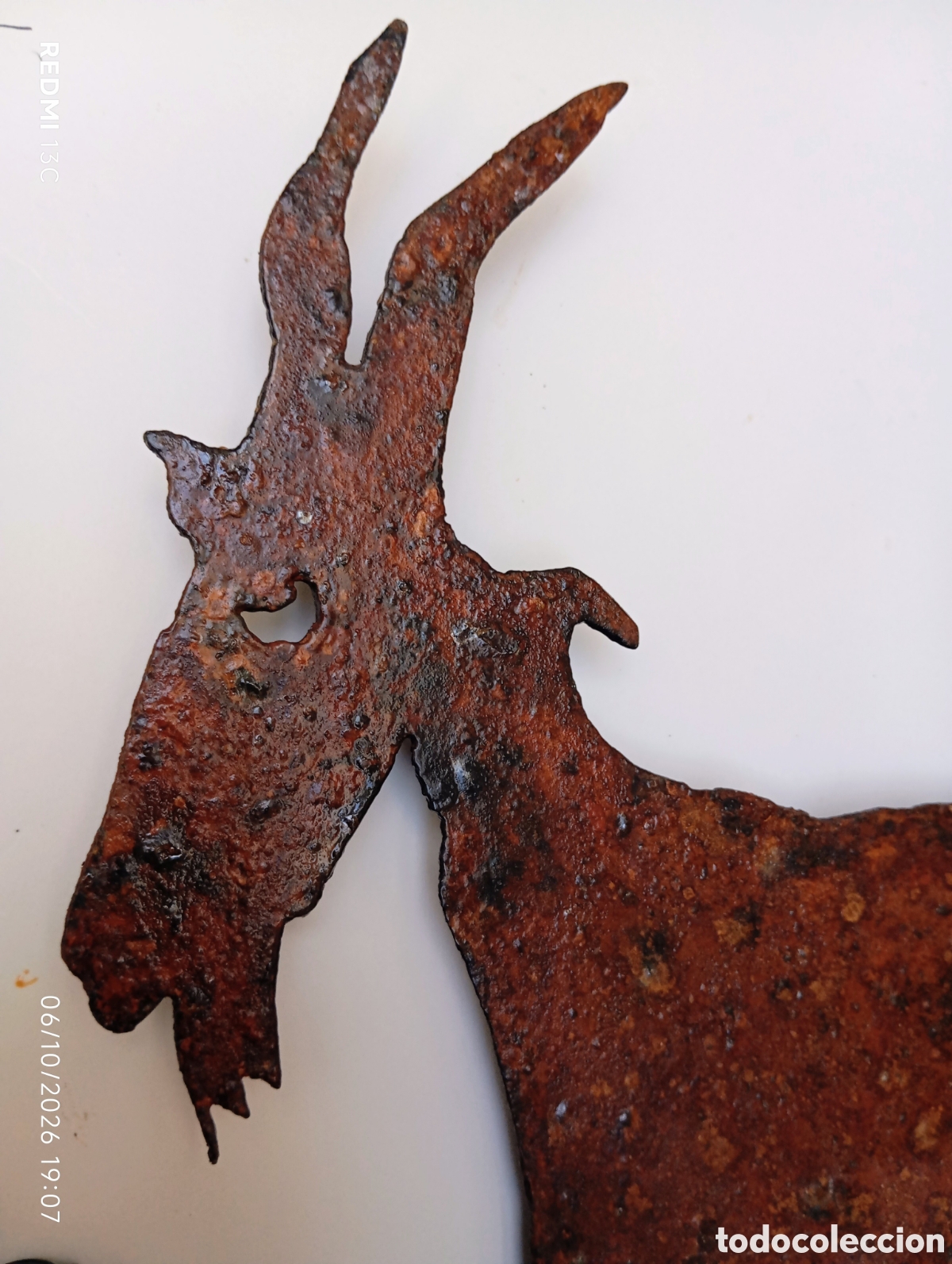 Otros objetos de arte: cabra de hierro.................. - Foto 4