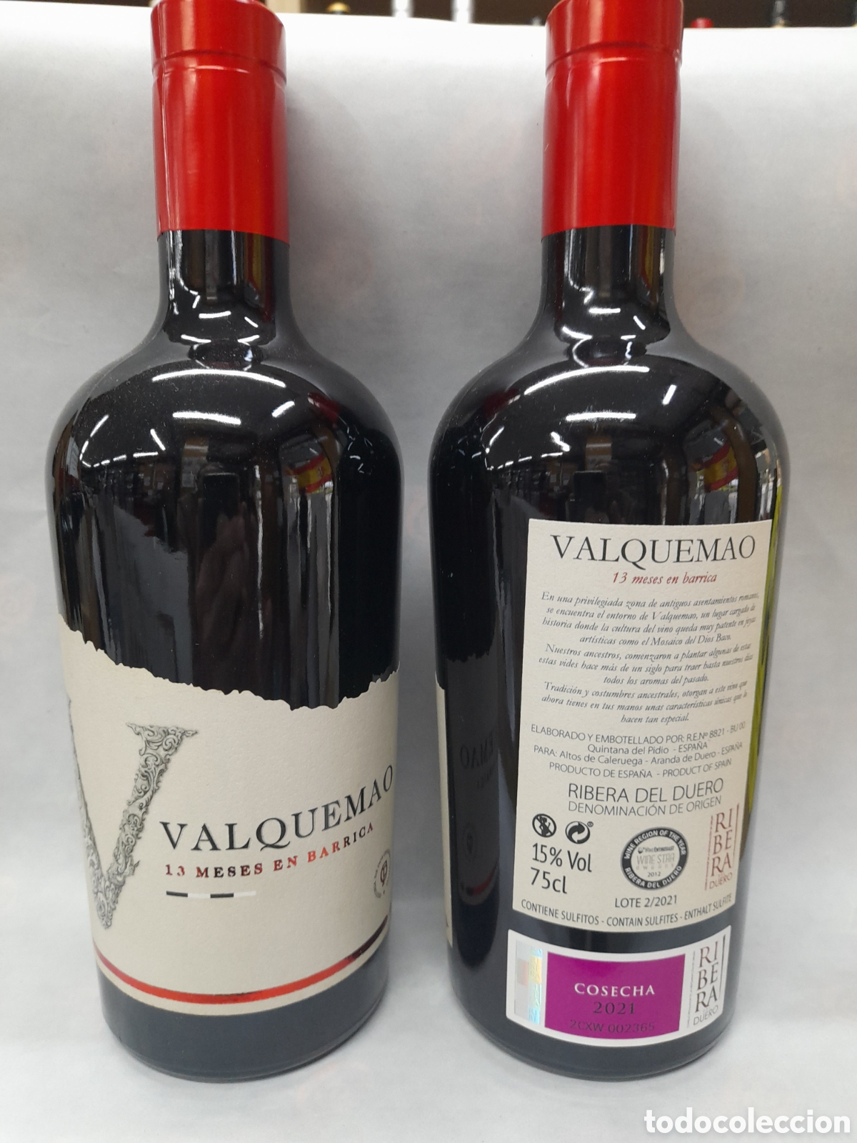Otros objetos de arte: VALQUEMAO. Pack 6 Botellas Crianza. Ribera del Duero. - Foto 2