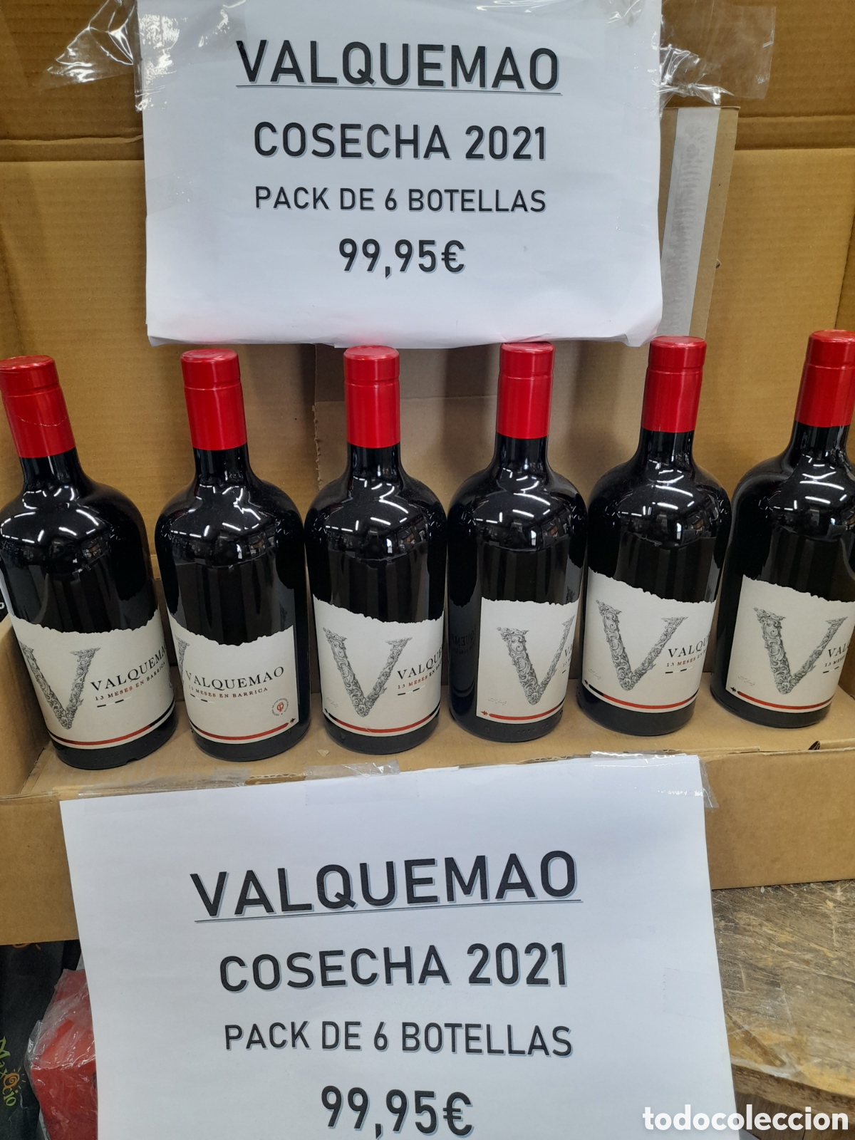 Otros objetos de arte: VALQUEMAO. Pack 6 Botellas Crianza. Ribera del Duero. - Foto 1