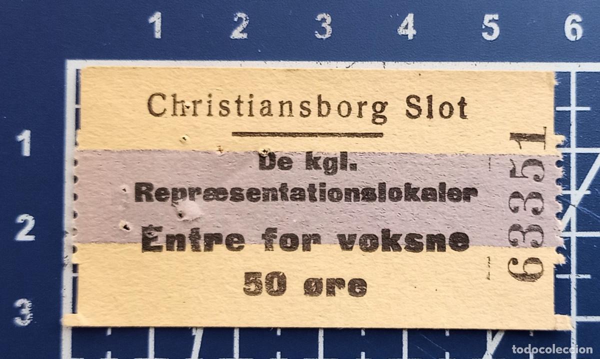 Otros objetos de arte: ENTRADA/TIQUET - CHRISTIANSBORG SLOT - COPENHAGUEN