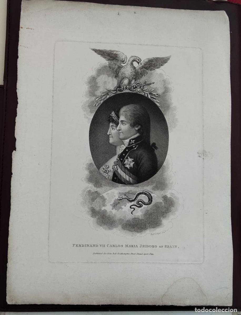 Otros objetos de arte: FERDINAND VII CARLOS MARIA J ISIDORO OF SPAIN
