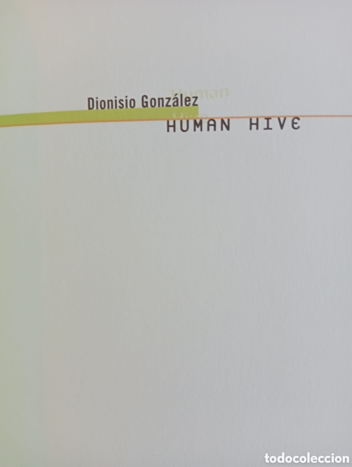 Otros objetos de arte: Human hive - Dionisio Gonz&aacute;lez. Cat&aacute;logo - Foto 2