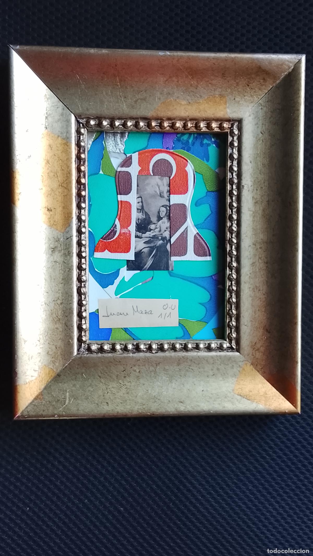 Otros objetos de arte: obra unica arte abstracto pop art OBRA LIBRE ENMARCADA MARCO 20,5 X 16,5 CM O.U. 1/1