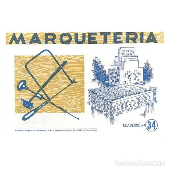 Otros objetos de arte: MARQUETERIA CUADERNO N&ordm; 34