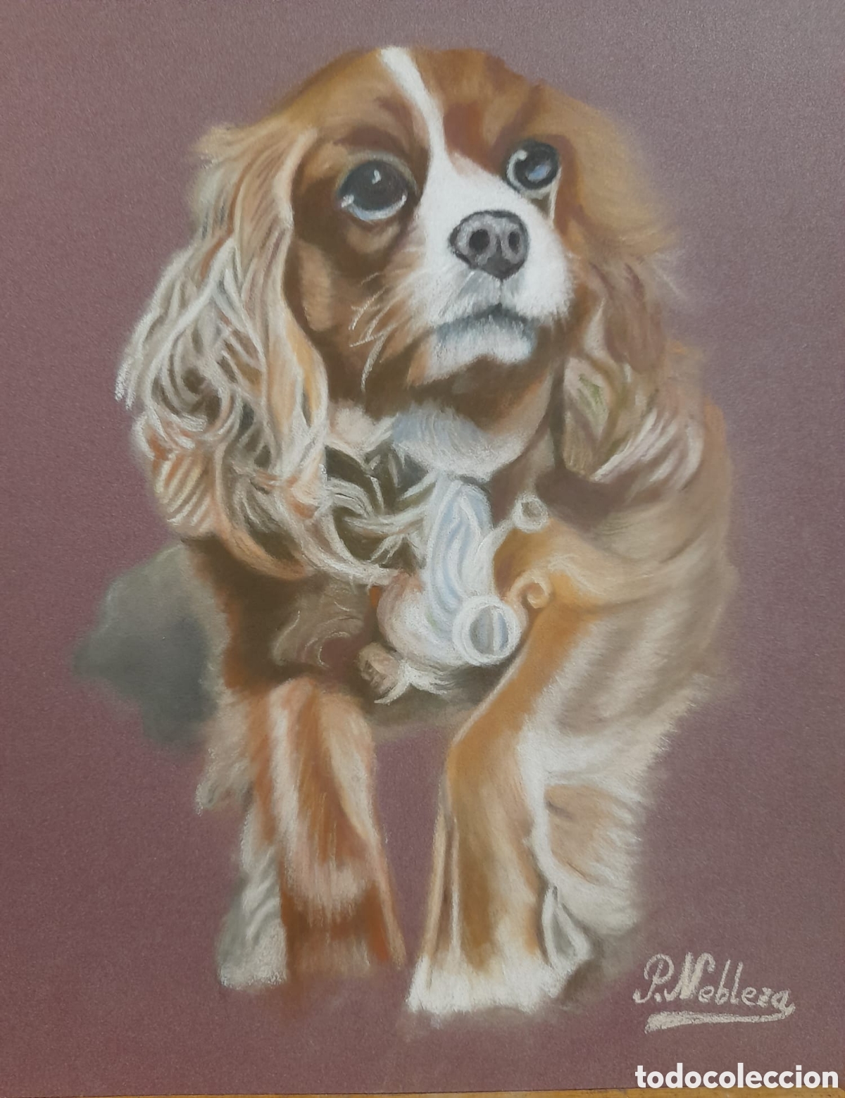 Otros objetos de arte: Cuadro t&eacute;cnica pastel sec - Foto 1