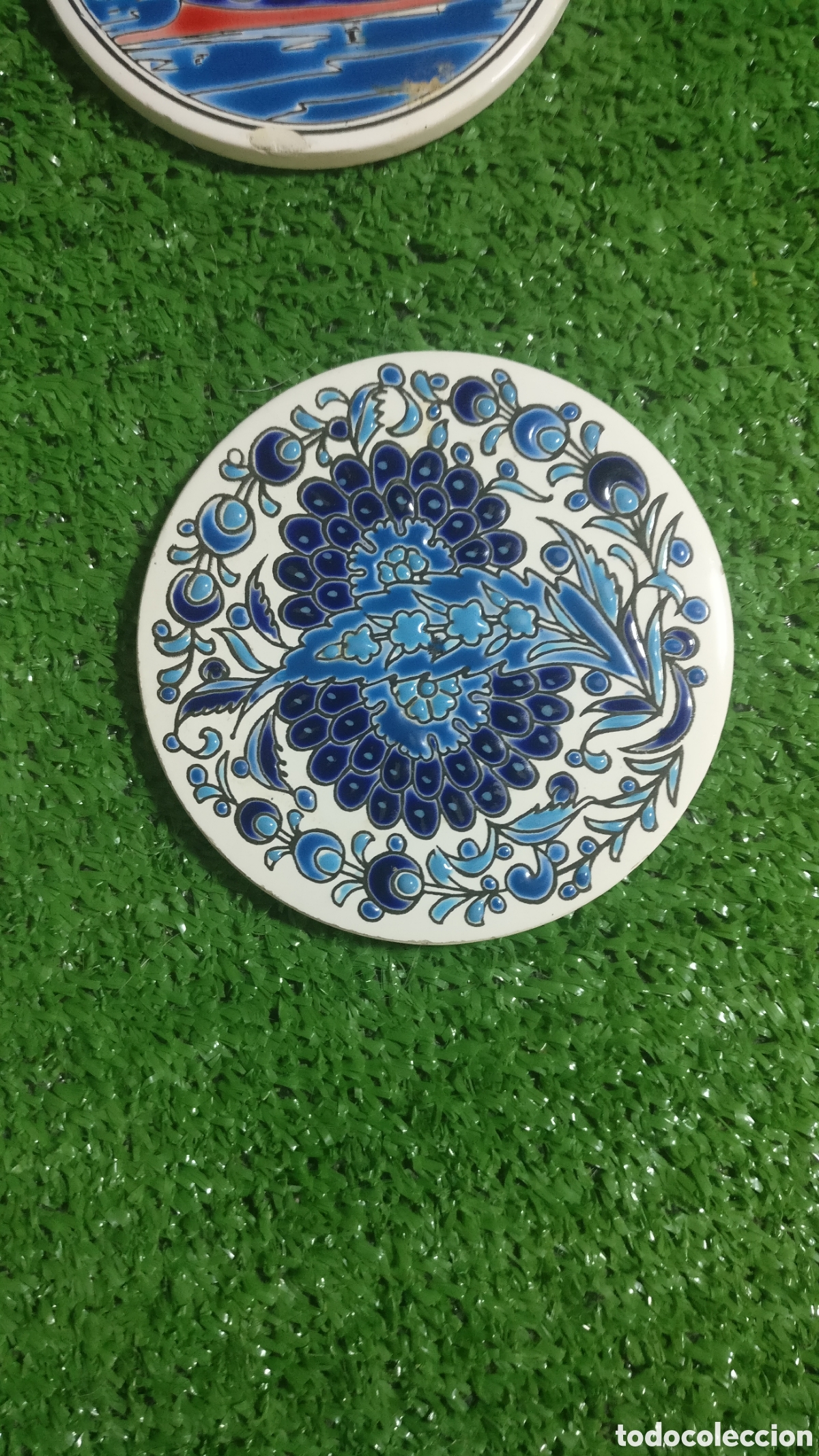 Otros objetos de arte: Posavasos cer&aacute;mica griega - Foto 10