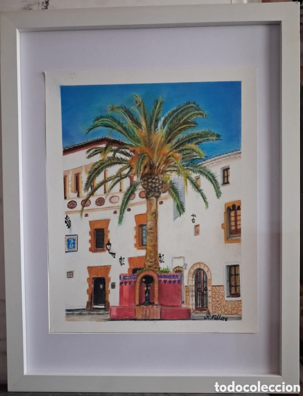 Otros objetos de arte: Cuadro t&eacute;cnica pastel - Foto 1