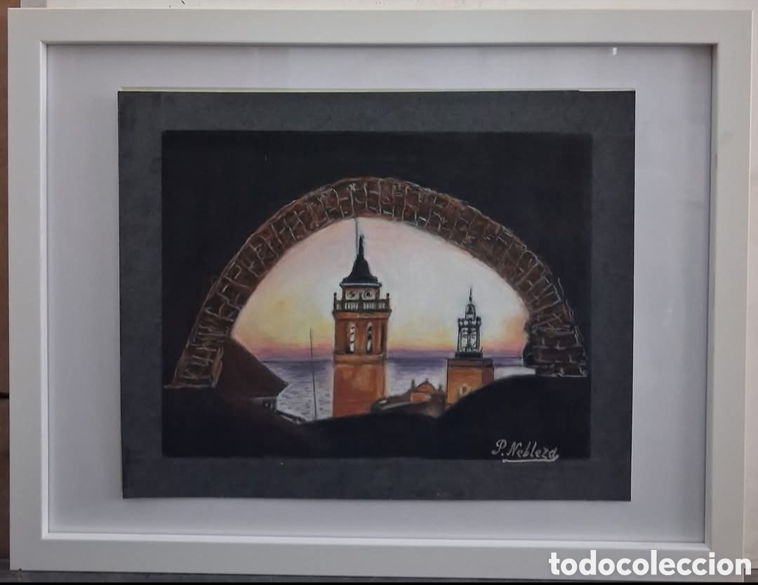 Otros objetos de arte: Cuadro t&eacute;cnica pastel - Foto 1
