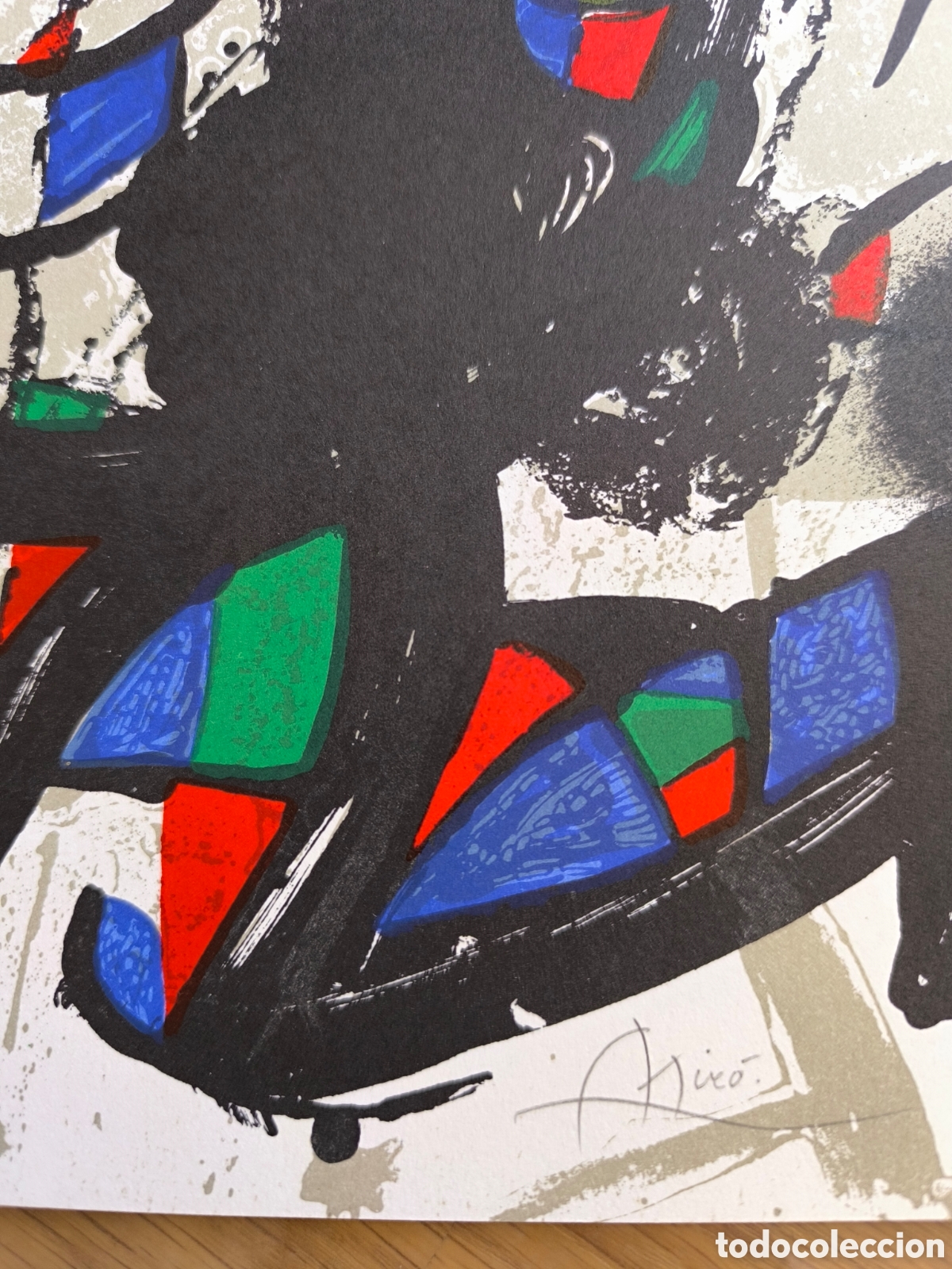 Otros objetos de arte: Joan miro litograf&iacute;a - Foto 5