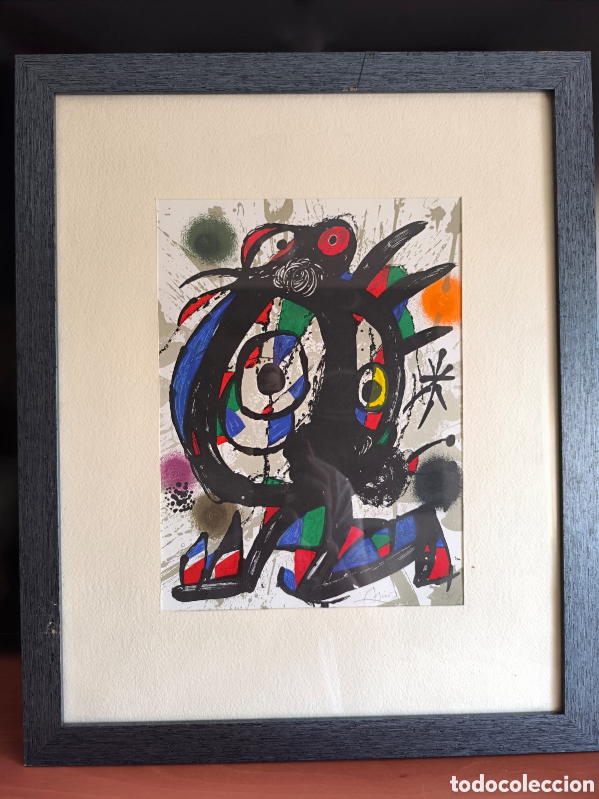 Otros objetos de arte: Joan miro litograf&iacute;a - Foto 1