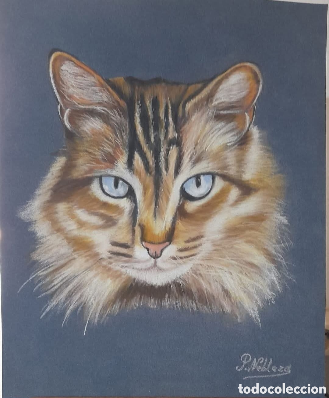 Otros objetos de arte: Cuadro t&eacute;cnica pastel - Foto 1