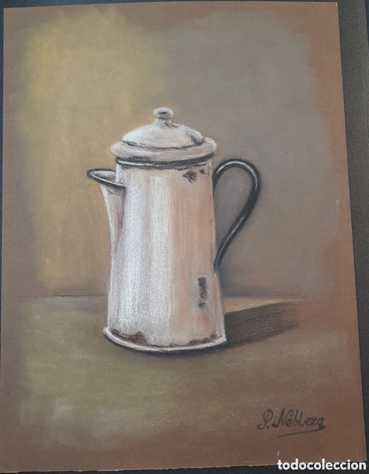 Otros objetos de arte: Cuadro t&eacute;cnica pastel - Foto 1