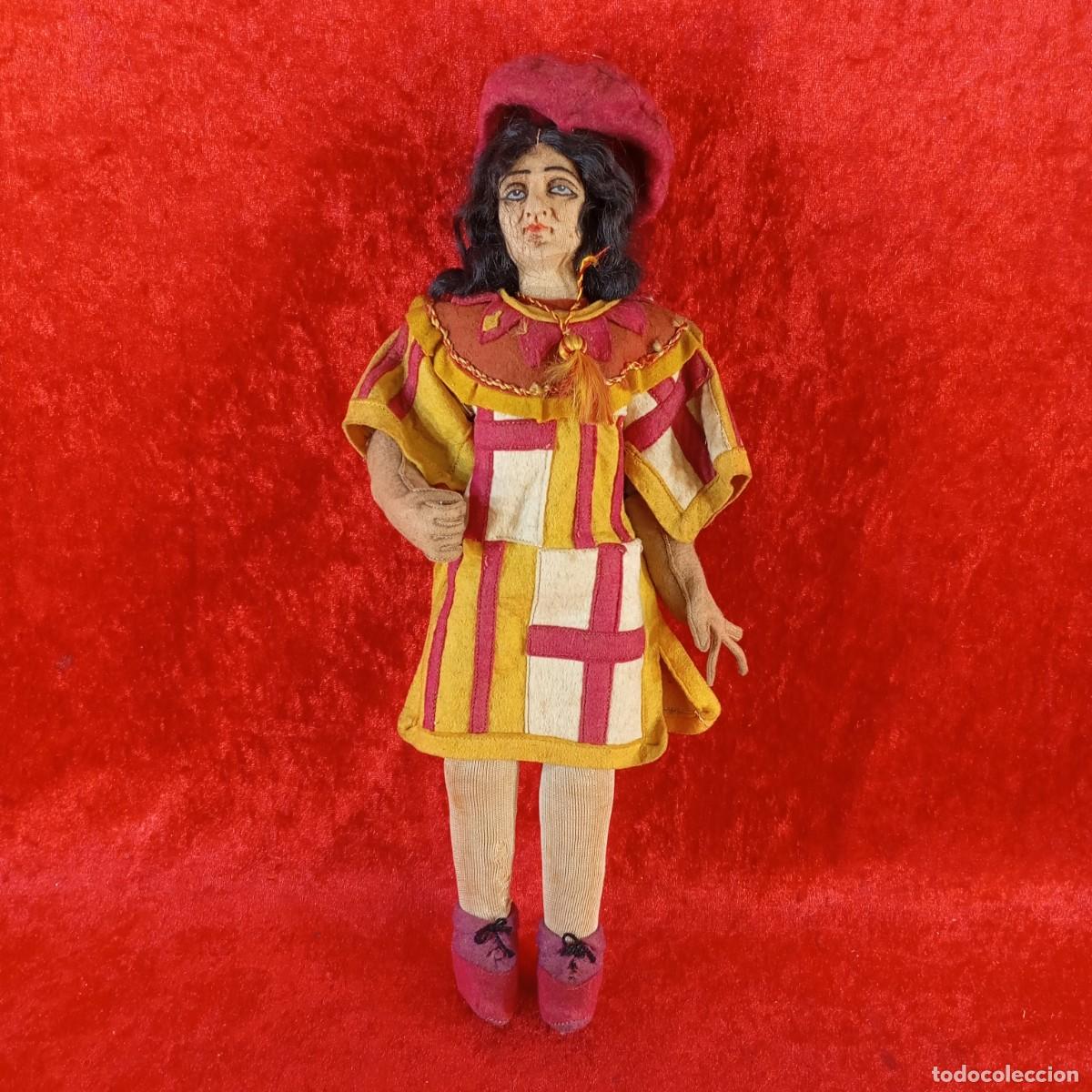 Arte: PRECIOSO MU&Ntilde;ECO - EXPOSICI&Oacute;N INTERNACIONAL DE BARCELONA 1929 - PIEZA &Uacute;NICA HECHA A MANO - 36 CM