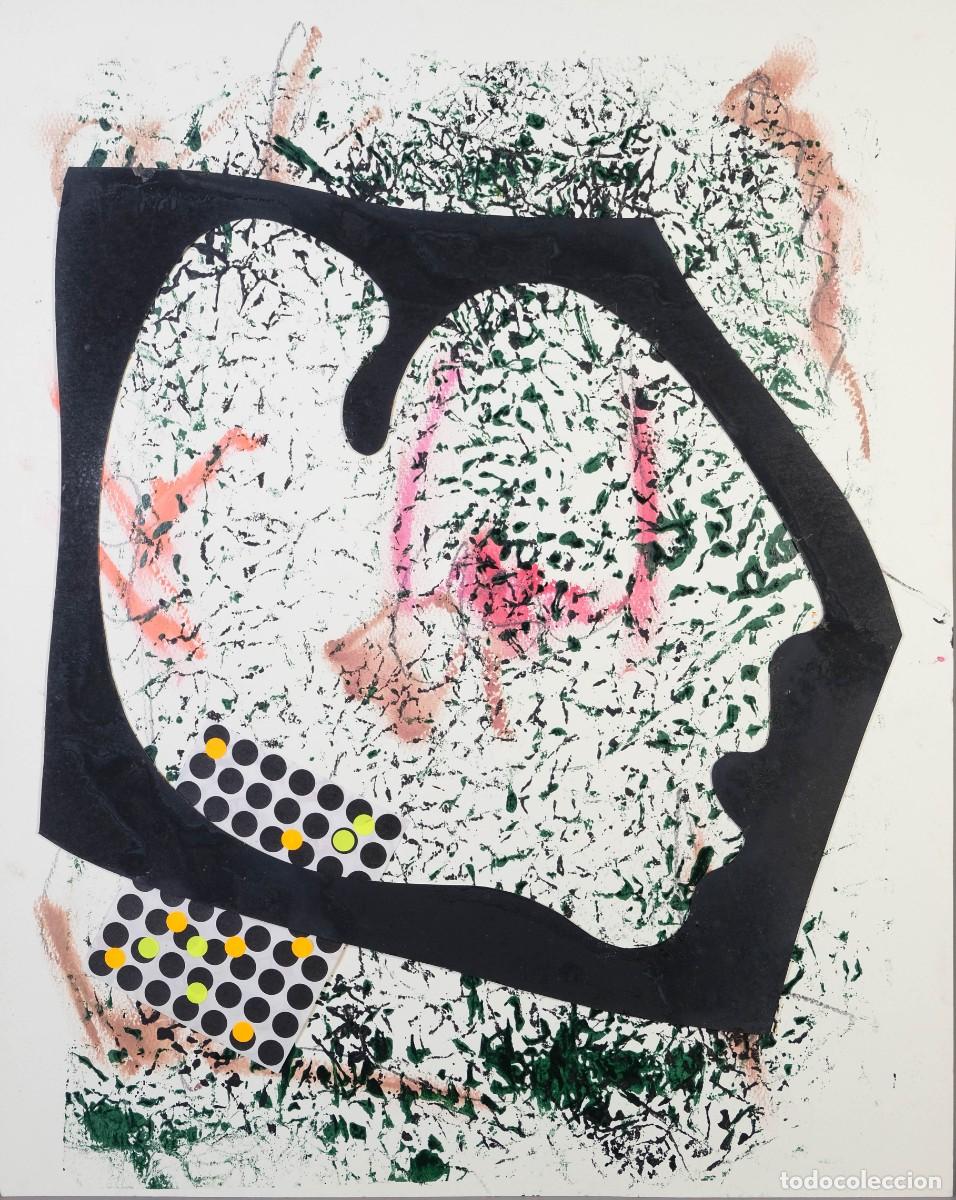 Otros objetos de arte: T&eacute;cnica mixta sobre papel Composici&oacute;n siglo XX