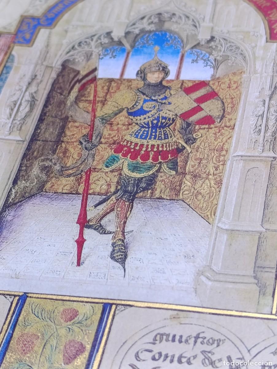 Otros objetos de arte: Hoja del C&oacute;dice &rdquo;Cr&oacute;nicas de las Cruzadas de Jerusal&eacute;n&rdquo; de 1450, facs&iacute;mil - Foto 9