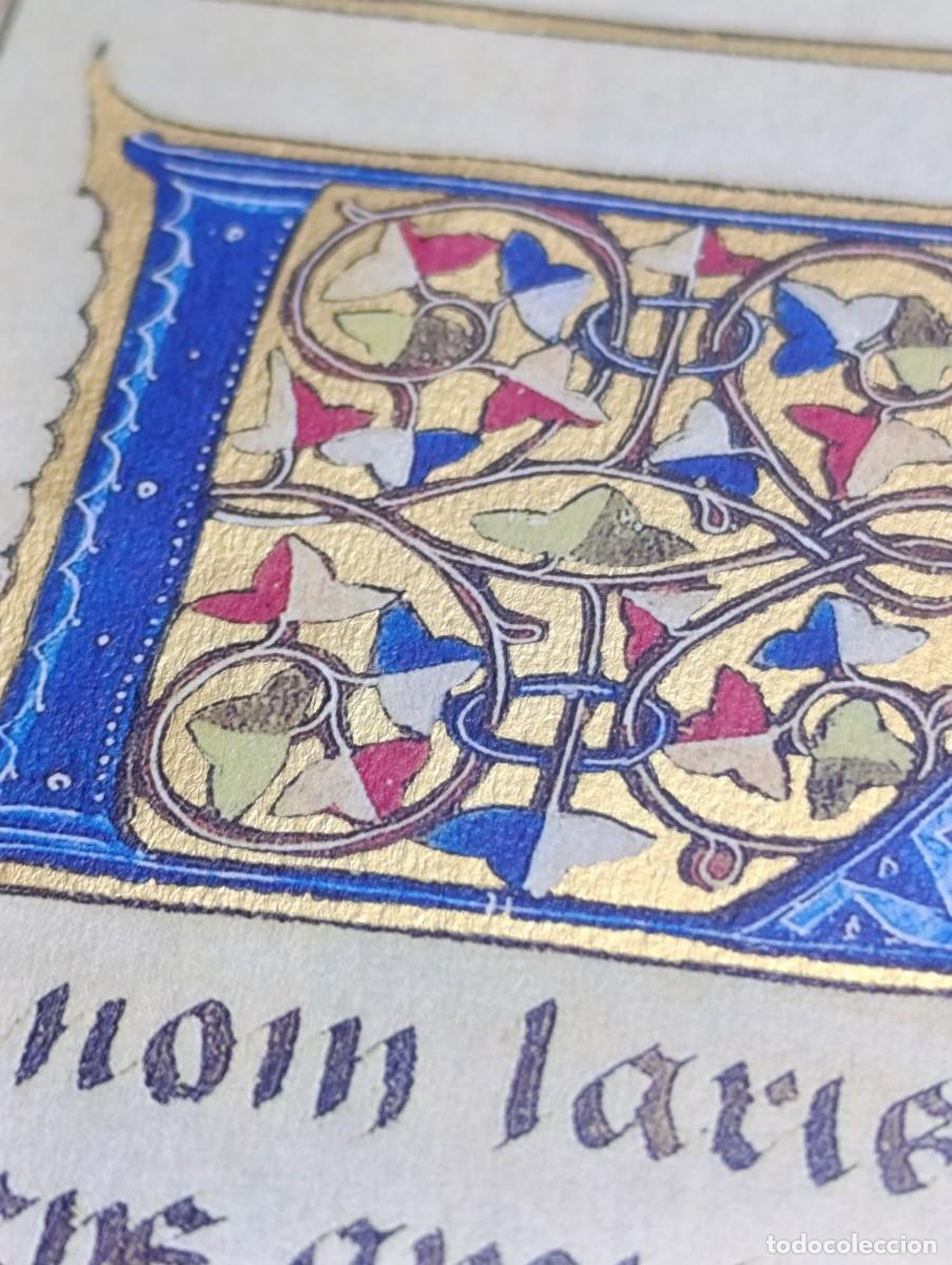Otros objetos de arte: Hoja del C&oacute;dice &rdquo;Cr&oacute;nicas de las Cruzadas de Jerusal&eacute;n&rdquo; de 1450, facs&iacute;mil - Foto 10