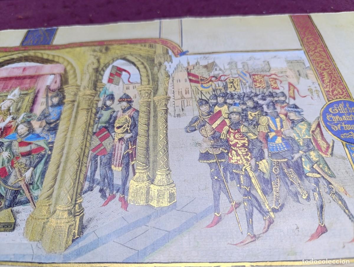 Otros objetos de arte: Hoja del C&oacute;dice &rdquo;Cr&oacute;nicas de las Cruzadas de Jerusal&eacute;n&rdquo; de 1450, facs&iacute;mil - Foto 13