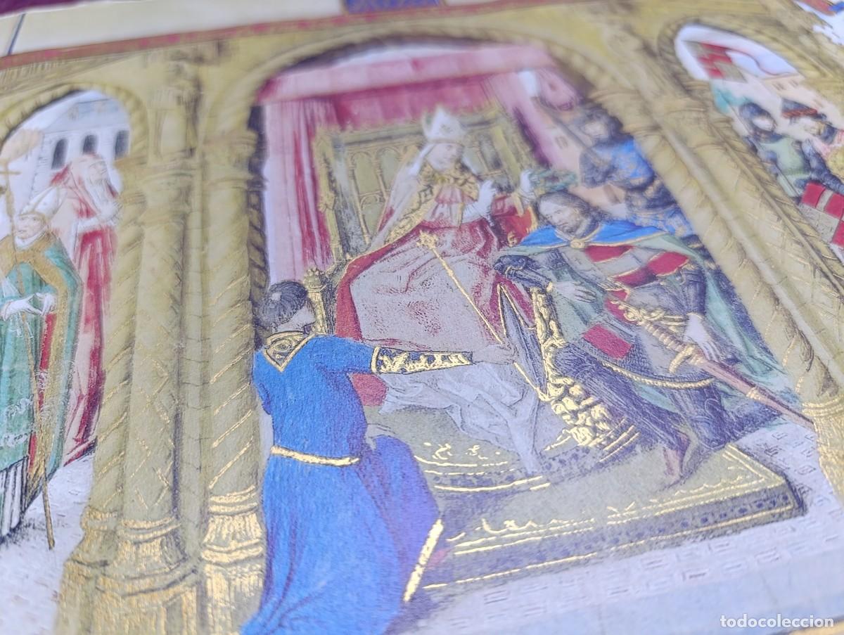 Otros objetos de arte: Hoja del C&oacute;dice &rdquo;Cr&oacute;nicas de las Cruzadas de Jerusal&eacute;n&rdquo; de 1450, facs&iacute;mil - Foto 14