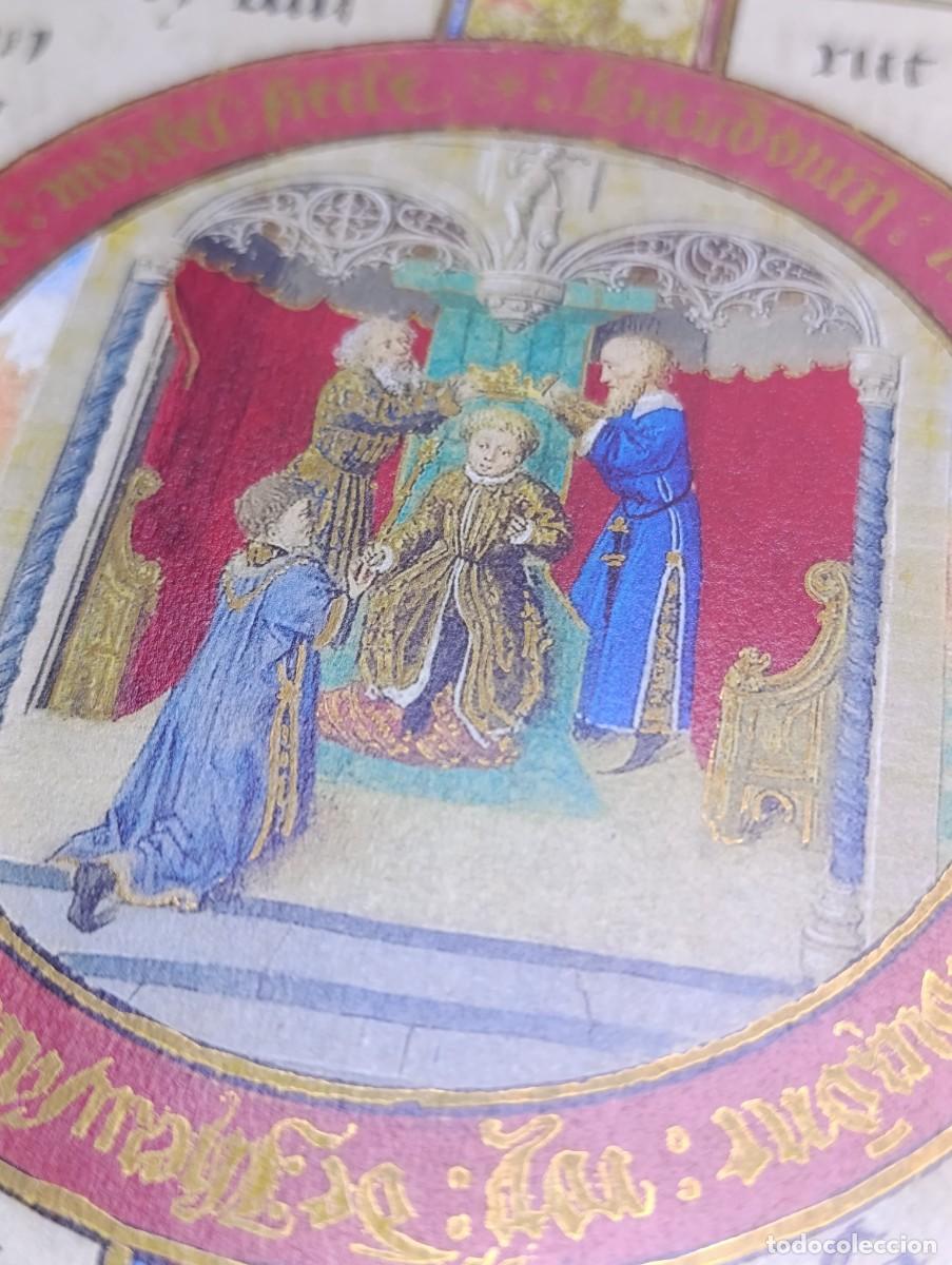 Otros objetos de arte: Hoja del C&oacute;dice &rdquo;Cr&oacute;nicas de las Cruzadas de Jerusal&eacute;n&rdquo; de 1450, facs&iacute;mil - Foto 7