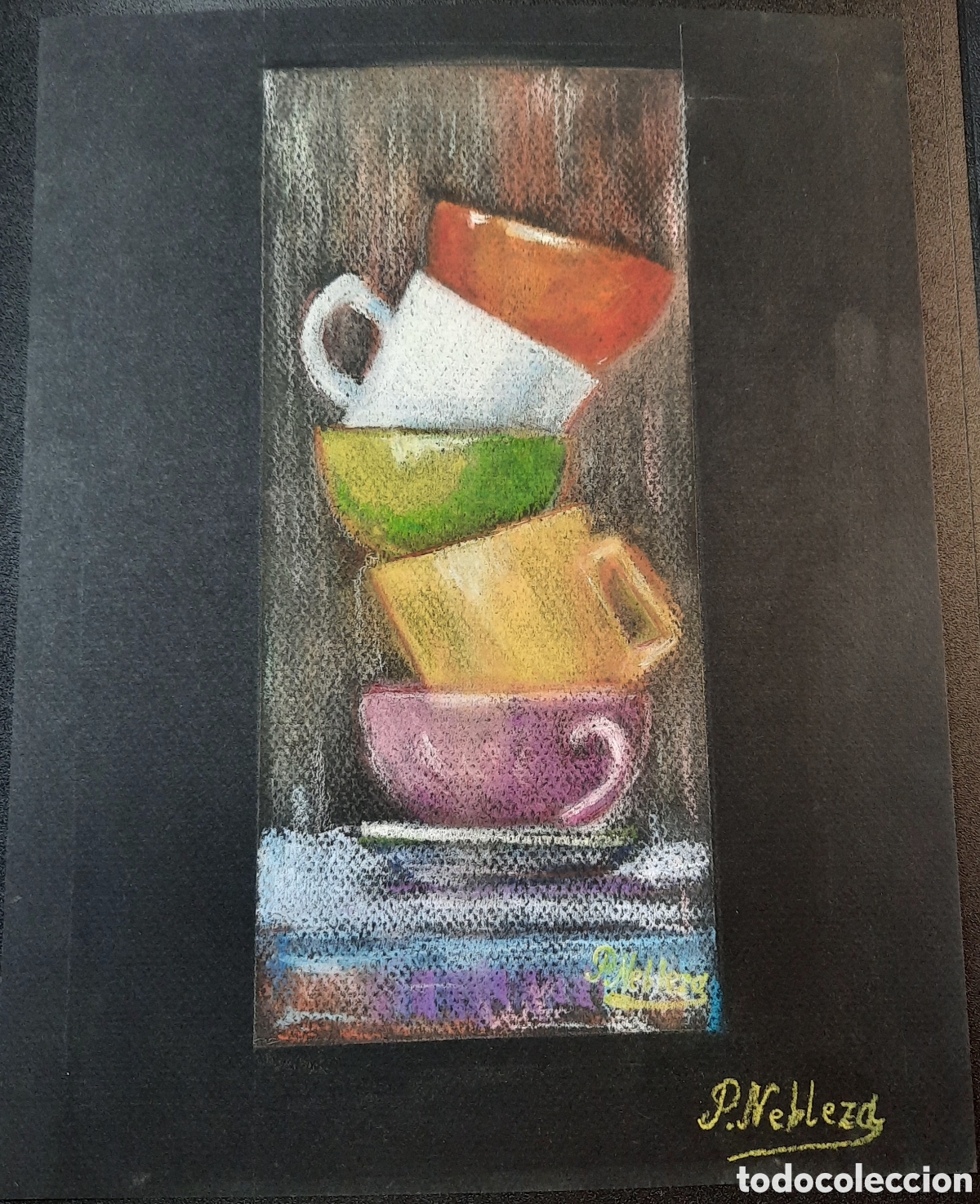 Otros objetos de arte: Cuadro t&eacute;cnica pastel