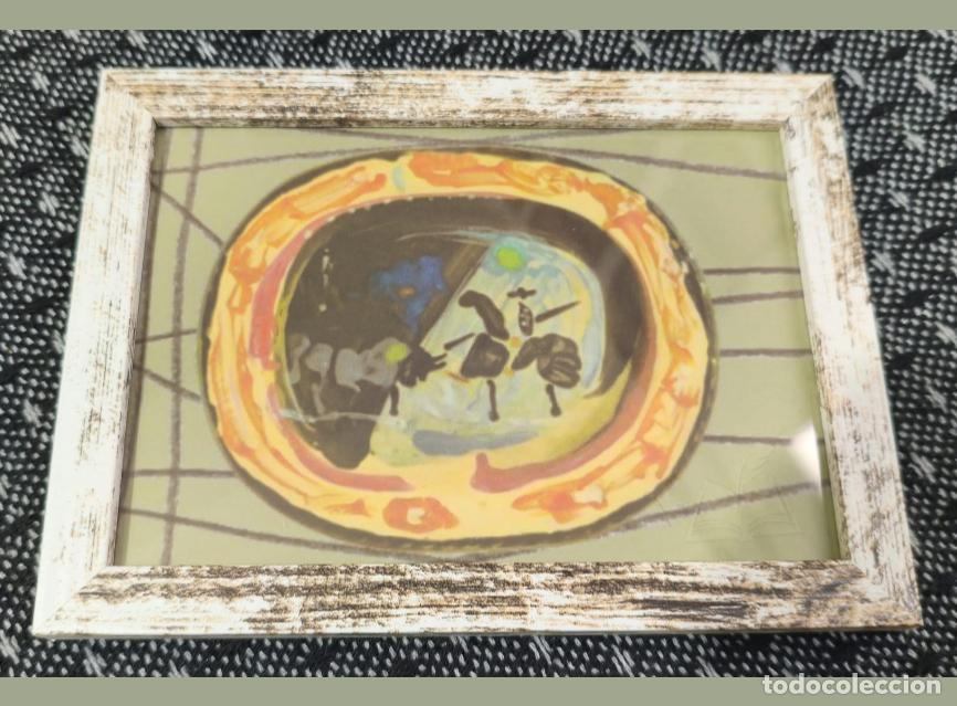 Otros objetos de arte: PICASSO, Cuadro en base a su obra en cer&aacute;mica EXCLUSIVO