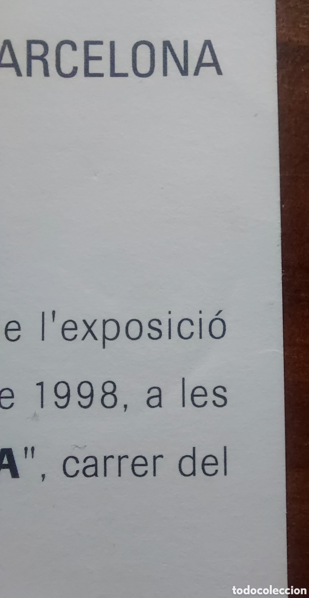 Otros objetos de arte: Miquel Barcel&oacute;. Invitaci&oacute;n. 1998 - Foto 8