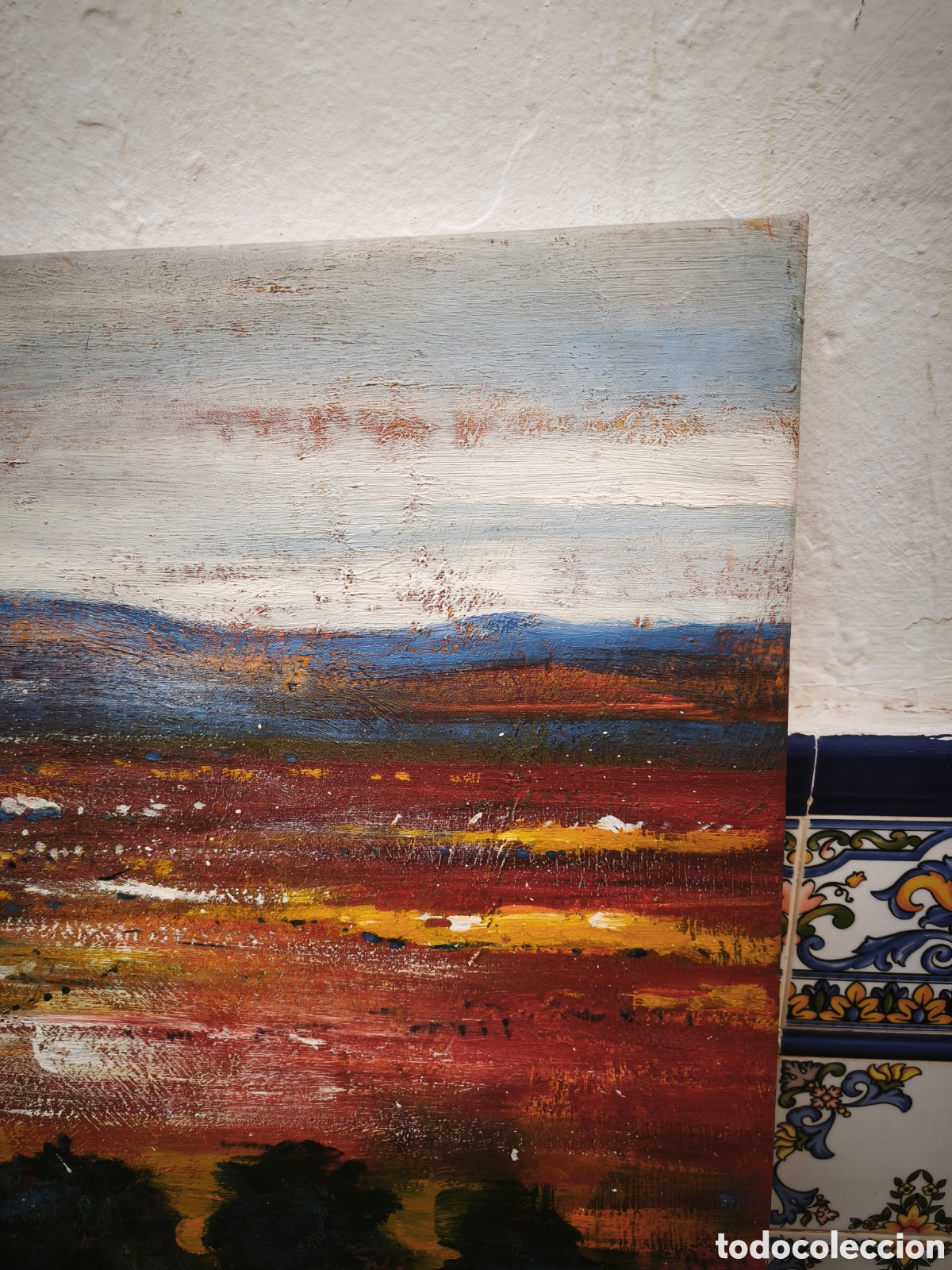 Otros objetos de arte: Cuadro pintado a mano a esp&aacute;tula - Foto 3