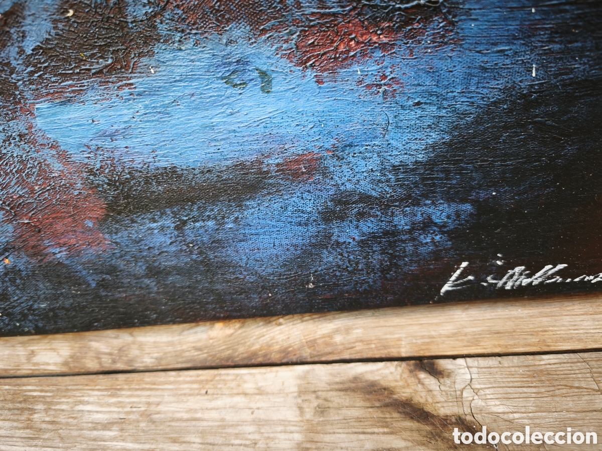Otros objetos de arte: Cuadro pintado a mano a esp&aacute;tula - Foto 5