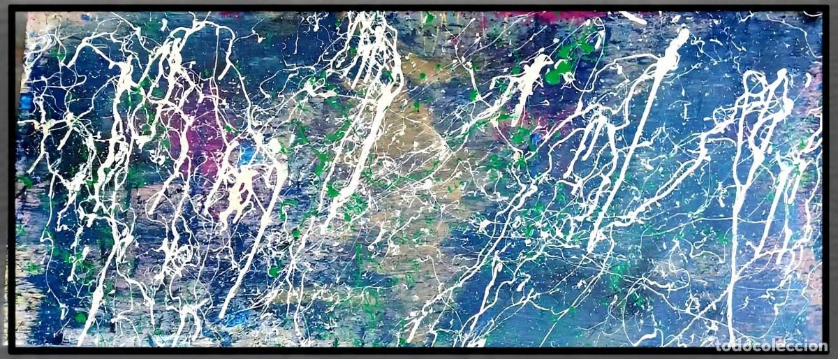 Otros objetos de arte: PINTURA ABSTRACTA 1,50X40CM DIRECTA DEL AUTOR