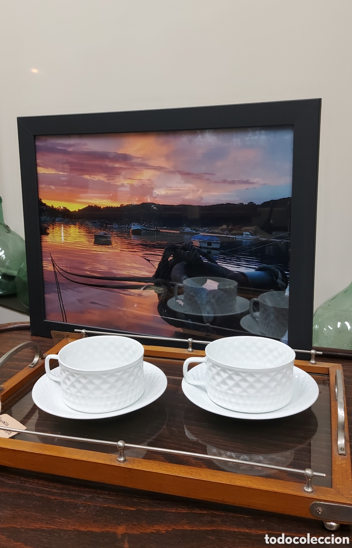 Otros objetos de arte: Fotograf&iacute;a enmarcada Puerto de Mugardos