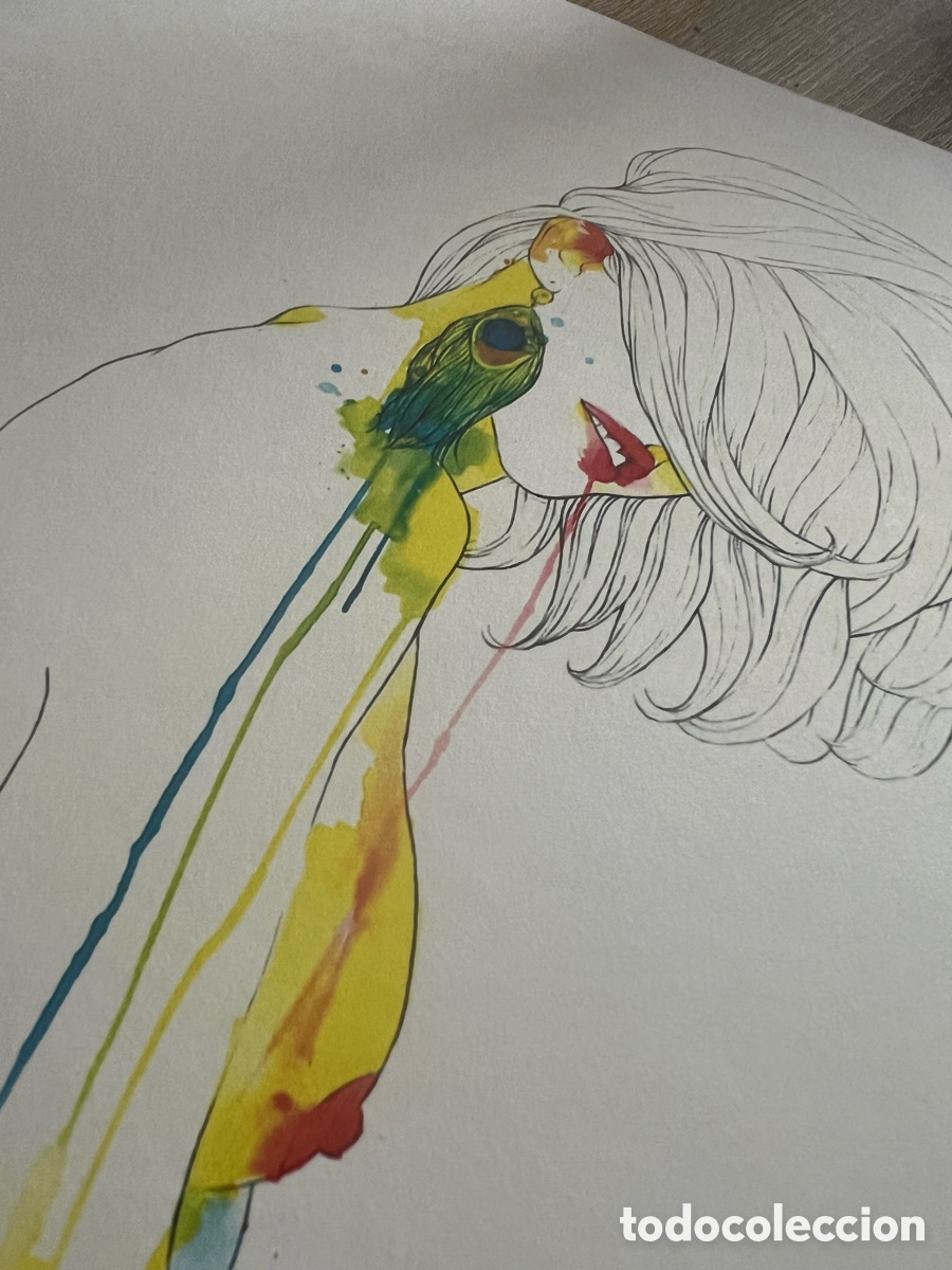 Otros objetos de arte: L&aacute;mina Conrad Roset impresi&oacute;n digital - Foto 3