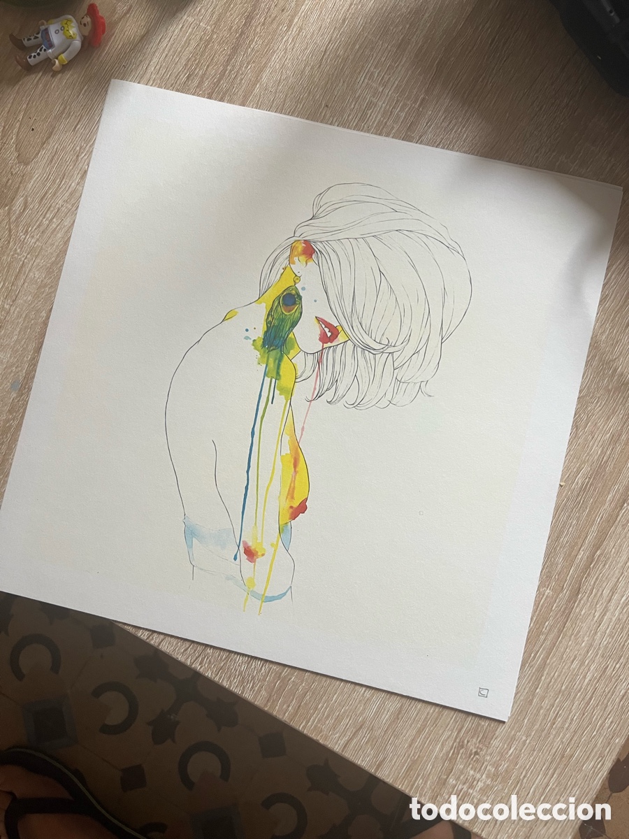 Otros objetos de arte: L&aacute;mina Conrad Roset impresi&oacute;n digital - Foto 1