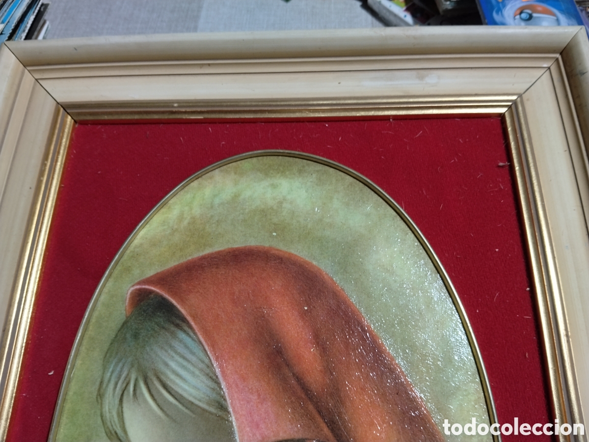 Otros objetos de arte: Cuadro imagen religiosa - Foto 2
