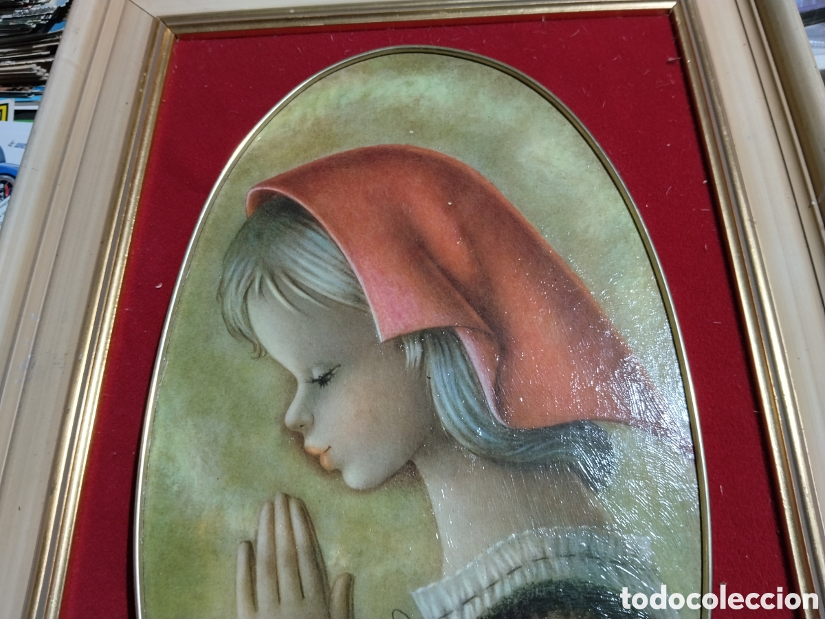 Otros objetos de arte: Cuadro imagen religiosa - Foto 3