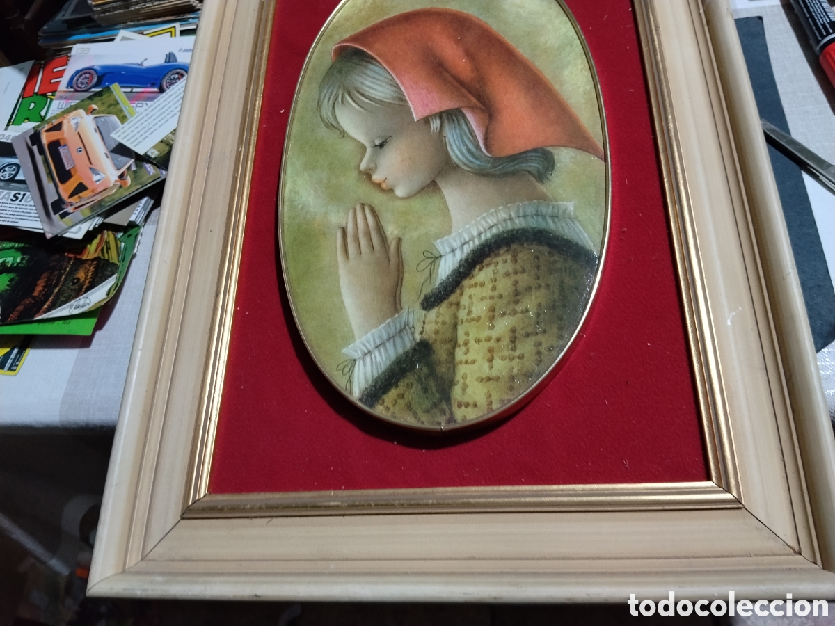 Otros objetos de arte: Cuadro imagen religiosa - Foto 5
