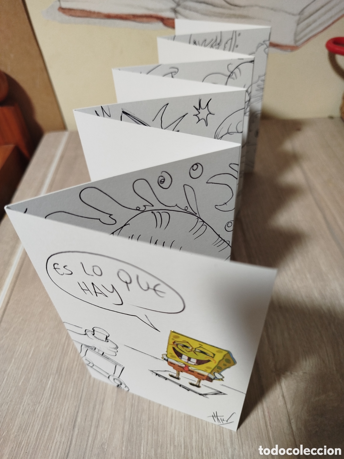 Otros objetos de arte: Libro de artista formato acorde&oacute;n - Foto 2
