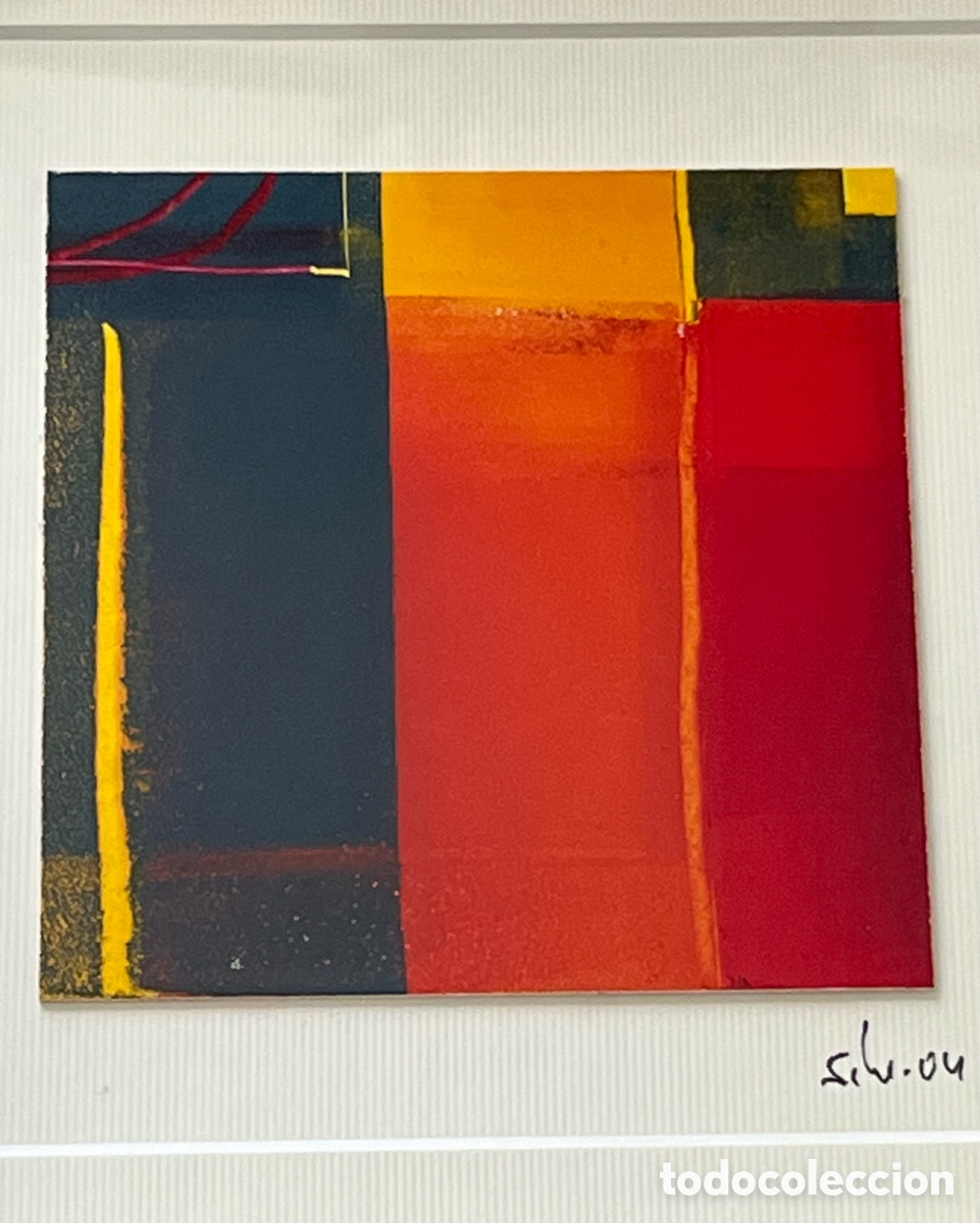 Otros objetos de arte: Cuadro t&eacute;cnica mixta - Pintura abstracta - Foto 8