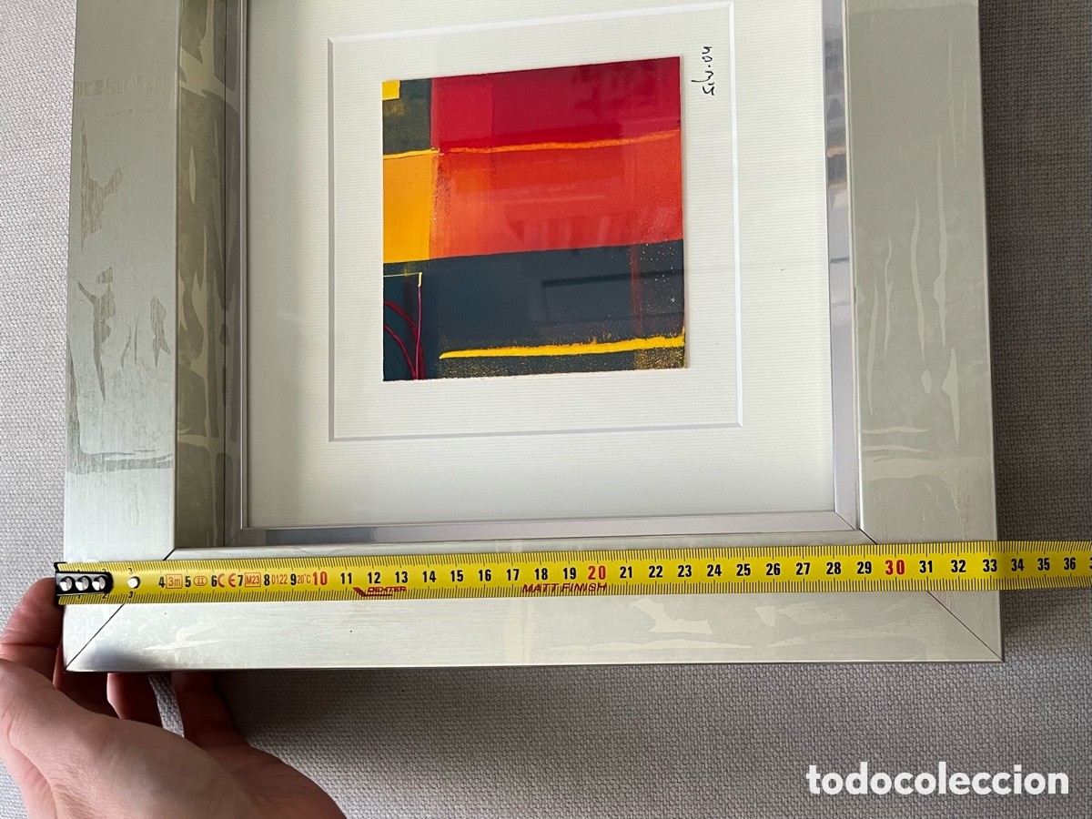 Otros objetos de arte: Cuadro t&eacute;cnica mixta - Pintura abstracta - Foto 14