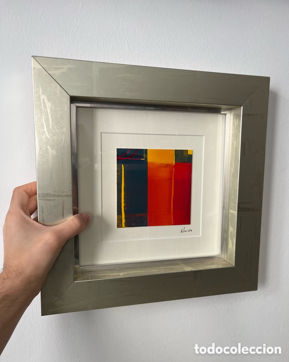 Otros objetos de arte: Cuadro t&eacute;cnica mixta - Pintura abstracta - Foto 1