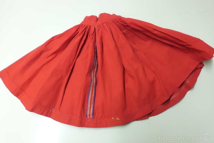Vestidos mu&ntilde;eca espa&ntilde;ola cl&aacute;sica: FALDA ROJA PARA MU&Ntilde;ECA - Foto 3