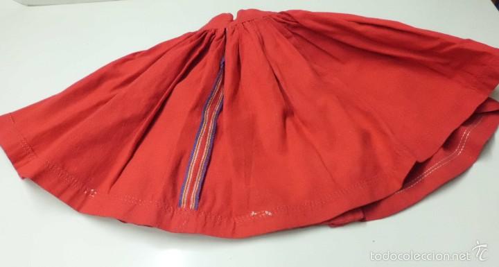 Vestidos mu&ntilde;eca espa&ntilde;ola cl&aacute;sica: FALDA ROJA PARA MU&Ntilde;ECA - Foto 4