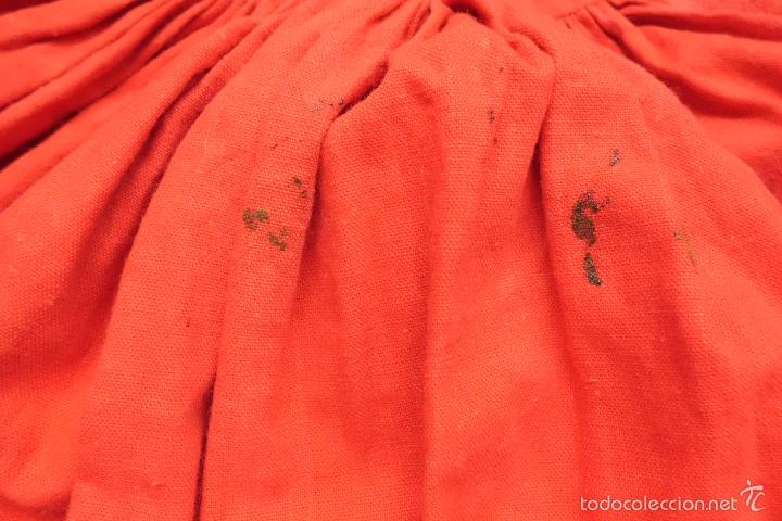 Vestidos mu&ntilde;eca espa&ntilde;ola cl&aacute;sica: FALDA ROJA PARA MU&Ntilde;ECA - Foto 6