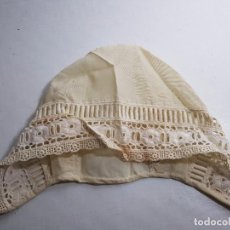 Vestidos Muñeca Española Clásica: GORRO MUÑECA ANTIGUA O BEBE. Lote 84878892