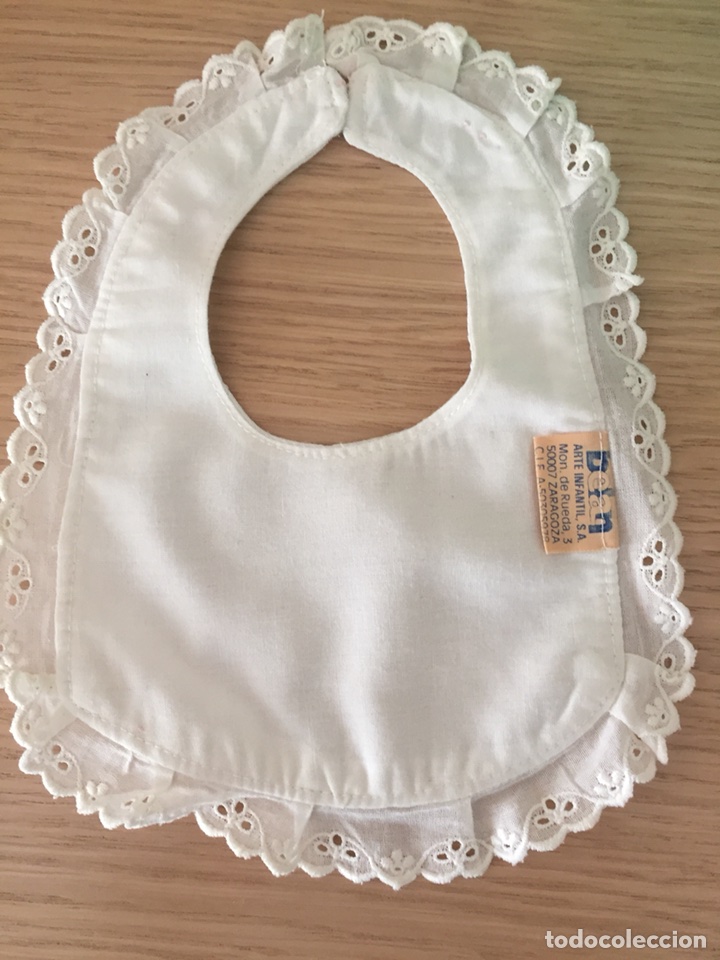 Vestidos mu&ntilde;eca espa&ntilde;ola cl&aacute;sica: Babero para mu&ntilde;eca - Foto 3